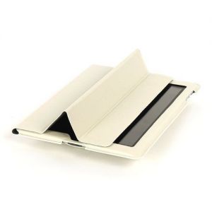 Tucano Cornice Eco Leather Smart Case Stand Magnetic Closure iPad 2 3 4 White