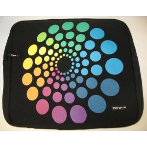 Targus Spectrum Circles Laptop Skin Neoprene Notebook Bag Sleeve up to 15.4 inch