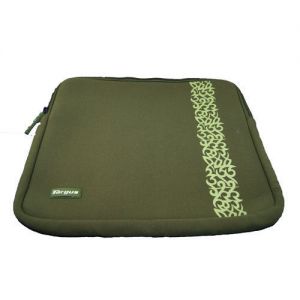 Targus Green Tribal Laptop Skin Neoprene Notebook Bag Sleeve up to 15.4 inch