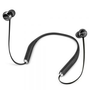 Headphones: SOL REPUBLIC Shadow Wireless Bluetooth Neckband Headphone Earphone Mic 8 Hr Battery - Black