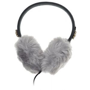 Sound & Vision: KitSound Faux Fur Jewel Kids On-Ear Earmuffs Built In Headphones iPod iPhone MP3