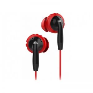 Headphones: JBL Inspire 100 In the Ear Sport Earphone with TwistLock Technology - Black/Red