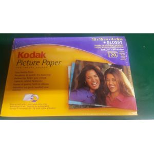Printer Consumables: Kodak Glossy Picture Paper Inkjet Printers 20 sheets 10x15 cm 31 Packs Job Lot