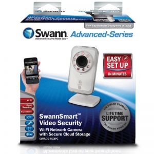 CCTV Cameras: Swann ADS-450 IPC SwannSmart Wi-Fi Network CCTV Camera Secure Cloud Storage Single Pack