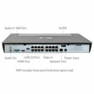 NVR: Swann NVR 16-8580 16 Channel 4k Network Video Recorder 2TB CCTV Security System