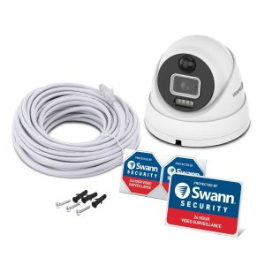 Swann SWNHD-1200D 12MP Mega HD Heat Motion Audio IP Dome CCTV Camera 8780