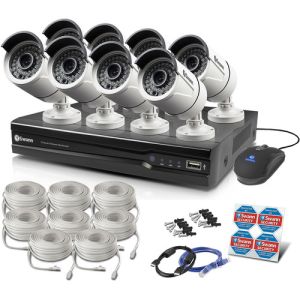 Swann SWNVK-874008 Kit 8 Channel NVR 8 Cameras 4MP Outdoor Night Vision CCTV